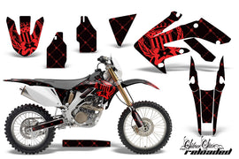 Dirt Bike Decal Graphics Kit MX Sticker Wrap For Honda CRF250X 2004-2017 RELOADED RED BLACK-atv motorcycle utv parts accessories gear helmets jackets gloves pantsAll Terrain Depot