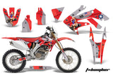 Dirt Bike Decal Graphics Kit MX Sticker Wrap For Honda CRF250X 2004-2017 TBOMBER RED