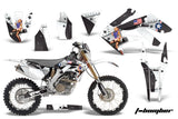 Graphics Kit Decal Sticker Wrap + # Plates For Honda CRF250X 2004-2017 TBOMBER WHITE