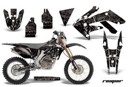 Graphics Kit Decal Sticker Wrap + # Plates For Honda CRF250X 2004-2017 REAPER BLACK-atv motorcycle utv parts accessories gear helmets jackets gloves pantsAll Terrain Depot