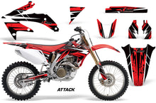 Load image into Gallery viewer, Dirt Bike Graphics Kit Decal Sticker Wrap For Honda CRF450R 2005-2008 ATTACK RED-atv motorcycle utv parts accessories gear helmets jackets gloves pantsAll Terrain Depot