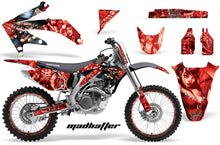 Load image into Gallery viewer, Dirt Bike Graphics Kit Decal Sticker Wrap For Honda CRF450R 2005-2008 HATTER RED-atv motorcycle utv parts accessories gear helmets jackets gloves pantsAll Terrain Depot