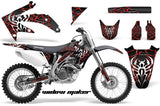 Dirt Bike Graphics Kit Decal Sticker Wrap For Honda CRF450R 2005-2008 WIDOW RED BLACK