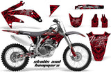 Dirt Bike Graphics Kit Decal Sticker Wrap For Honda CRF450R 2005-2008 HISH RED