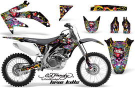 Dirt Bike Graphics Kit Decal Sticker Wrap For Honda CRF450R 2005-2008 EDHLK BLACK-atv motorcycle utv parts accessories gear helmets jackets gloves pantsAll Terrain Depot