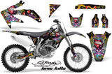 Dirt Bike Graphics Kit Decal Sticker Wrap For Honda CRF450R 2005-2008 EDHLK BLACK