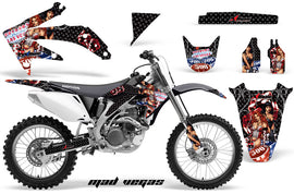 Dirt Bike Graphics Kit Decal Sticker Wrap For Honda CRF450R 2005-2008 VEGAS BLACK-atv motorcycle utv parts accessories gear helmets jackets gloves pantsAll Terrain Depot