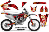 Dirt Bike Graphics Kit Decal Sticker Wrap For Honda CRF450R 2005-2008 MOTO MANDY RED