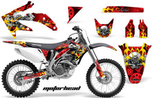 Load image into Gallery viewer, Dirt Bike Graphics Kit Decal Sticker Wrap For Honda CRF450R 2005-2008 MOTORHEAD RED-atv motorcycle utv parts accessories gear helmets jackets gloves pantsAll Terrain Depot