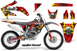 Dirt Bike Graphics Kit Decal Sticker Wrap For Honda CRF450R 2005-2008 MOTORHEAD RED