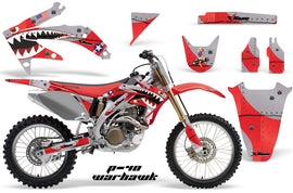 Dirt Bike Graphics Kit Decal Sticker Wrap For Honda CRF450R 2005-2008 WARHAWK RED-atv motorcycle utv parts accessories gear helmets jackets gloves pantsAll Terrain Depot