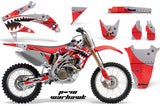 Dirt Bike Graphics Kit Decal Sticker Wrap For Honda CRF450R 2005-2008 WARHAWK RED