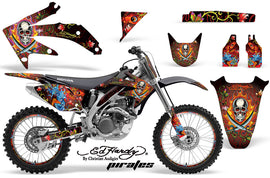 Graphics Kit Decal Sticker Wrap + # Plates For Honda CRF450R 2005-2008 EDHP SILVER-atv motorcycle utv parts accessories gear helmets jackets gloves pantsAll Terrain Depot