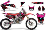 Graphics Kit Decal Sticker Wrap + # Plates For Honda CRF450R 2005-2008 FRENZY RED