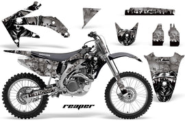 Graphics Kit Decal Sticker Wrap + # Plates For Honda CRF450R 2005-2008 REAPER SILVER-atv motorcycle utv parts accessories gear helmets jackets gloves pantsAll Terrain Depot