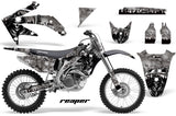 Graphics Kit Decal Sticker Wrap + # Plates For Honda CRF450R 2005-2008 REAPER SILVER