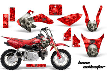 Load image into Gallery viewer, Dirt Bike Graphics Kit Decal Wrap For Honda CRF50 CRF 50 2014-2018 BONES RED-atv motorcycle utv parts accessories gear helmets jackets gloves pantsAll Terrain Depot