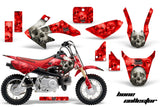 Dirt Bike Graphics Kit Decal Wrap For Honda CRF50 CRF 50 2004-2013 BONES RED