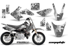 Load image into Gallery viewer, Dirt Bike Graphics Kit Decal Wrap For Honda CRF50 CRF 50 2014-2018 CAMOPLATE SILVER-atv motorcycle utv parts accessories gear helmets jackets gloves pantsAll Terrain Depot