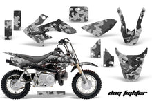 Load image into Gallery viewer, Dirt Bike Graphics Kit Decal Wrap For Honda CRF50 CRF 50 2004-2013 DOG FIGHT BLACK-atv motorcycle utv parts accessories gear helmets jackets gloves pantsAll Terrain Depot