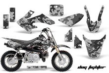 Load image into Gallery viewer, Dirt Bike Graphics Kit Decal Wrap For Honda CRF50 CRF 50 2014-2018 DOG FIGHT BLACK-atv motorcycle utv parts accessories gear helmets jackets gloves pantsAll Terrain Depot