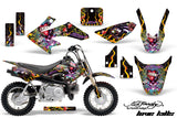 Dirt Bike Graphics Kit Decal Wrap For Honda CRF50 CRF 50 2004-2013 EDHLK BLACK