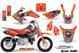 Dirt Bike Graphics Kit Decal Wrap For Honda CRF50 CRF 50 2004-2013 EDHLK RED