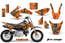 Load image into Gallery viewer, Dirt Bike Graphics Kit Decal Wrap For Honda CRF50 CRF 50 2014-2018 FIRE CAMO ORANGE-atv motorcycle utv parts accessories gear helmets jackets gloves pantsAll Terrain Depot