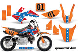 Dirt Bike Graphics Kit Decal Wrap For Honda CRF50 CRF 50 2004-2013 GENERAL LEE