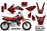 Dirt Bike Graphics Kit Decal Wrap For Honda CRF50 CRF 50 2004-2013 HISH RED