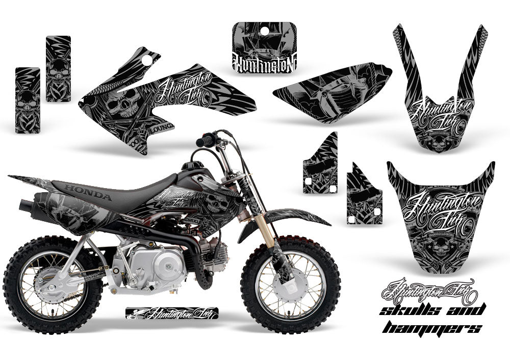 Dirt Bike Graphics Kit Decal Wrap For Honda CRF50 CRF 50 2014-2018 HISH SILVER-atv motorcycle utv parts accessories gear helmets jackets gloves pantsAll Terrain Depot