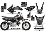 Dirt Bike Graphics Kit Decal Wrap For Honda CRF50 CRF 50 2004-2013 HISH SILVER