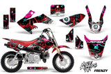 Dirt Bike Graphics Kit Decal Wrap For Honda CRF50 CRF 50 2014-2018 FRENZY RED
