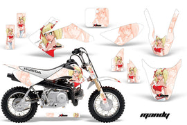 Dirt Bike Graphics Kit Decal Wrap For Honda CRF50 CRF 50 2004-2013 MANDY RED WHITE-atv motorcycle utv parts accessories gear helmets jackets gloves pantsAll Terrain Depot