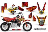 Dirt Bike Graphics Kit Decal Wrap For Honda CRF50 CRF 50 2004-2013 MOTORHEAD RED