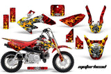 Dirt Bike Graphics Kit Decal Wrap For Honda CRF50 CRF 50 2014-2018 MOTORHEAD RED