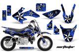 Dirt Bike Graphics Kit Decal Wrap For Honda CRF50 CRF 50 2014-2018 NORTHSTAR BLUE