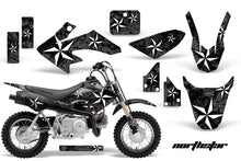 Load image into Gallery viewer, Dirt Bike Graphics Kit Decal Wrap For Honda CRF50 CRF 50 2014-2018 NORTHSTAR BLACK-atv motorcycle utv parts accessories gear helmets jackets gloves pantsAll Terrain Depot