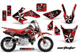 Dirt Bike Graphics Kit Decal Wrap For Honda CRF50 CRF 50 2014-2018 NORTHSTAR RED