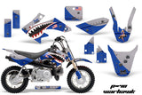 Dirt Bike Graphics Kit Decal Wrap For Honda CRF50 CRF 50 2004-2013 WARHAWK BLUE