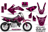 Dirt Bike Graphics Kit Decal Wrap For Honda CRF50 CRF 50 2014-2018 HISH PINK