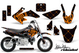 Dirt Bike Graphics Kit Decal Wrap For Honda CRF50 CRF 50 2004-2013 RELOADED ORANGE BLACK