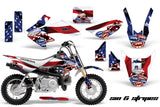 Dirt Bike Graphics Kit Decal Wrap For Honda CRF50 CRF 50 2004-2013 USA SINS