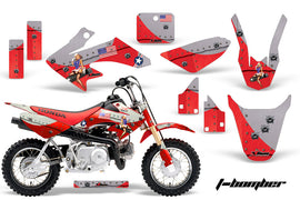 Dirt Bike Graphics Kit Decal Wrap For Honda CRF50 CRF 50 2004-2013 TBOMBER RED-atv motorcycle utv parts accessories gear helmets jackets gloves pantsAll Terrain Depot