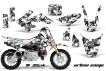 Load image into Gallery viewer, Dirt Bike Graphics Kit Decal Wrap For Honda CRF50 CRF 50 2004-2013 URBAN CAMO WHITE-atv motorcycle utv parts accessories gear helmets jackets gloves pantsAll Terrain Depot
