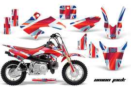 Dirt Bike Graphics Kit Decal Wrap For Honda CRF50 CRF 50 2004-2013 UNION JACK-atv motorcycle utv parts accessories gear helmets jackets gloves pantsAll Terrain Depot