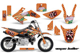 Dirt Bike Graphics Kit Decal Wrap For Honda CRF50 CRF 50 2004-2013 VEGAS ORANGE
