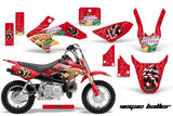 Dirt Bike Graphics Kit Decal Wrap For Honda CRF50 CRF 50 2004-2013 VEGAS RED