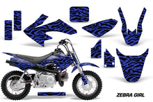 Load image into Gallery viewer, Dirt Bike Graphics Kit Decal Wrap For Honda CRF50 CRF 50 2004-2013 ZEBRA BLUE BLACK-atv motorcycle utv parts accessories gear helmets jackets gloves pantsAll Terrain Depot