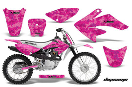 Dirt Bike Graphics Kit Decal Sticker Wrap For Honda CRF70 2004-2015 DIGICAMO PINK-atv motorcycle utv parts accessories gear helmets jackets gloves pantsAll Terrain Depot